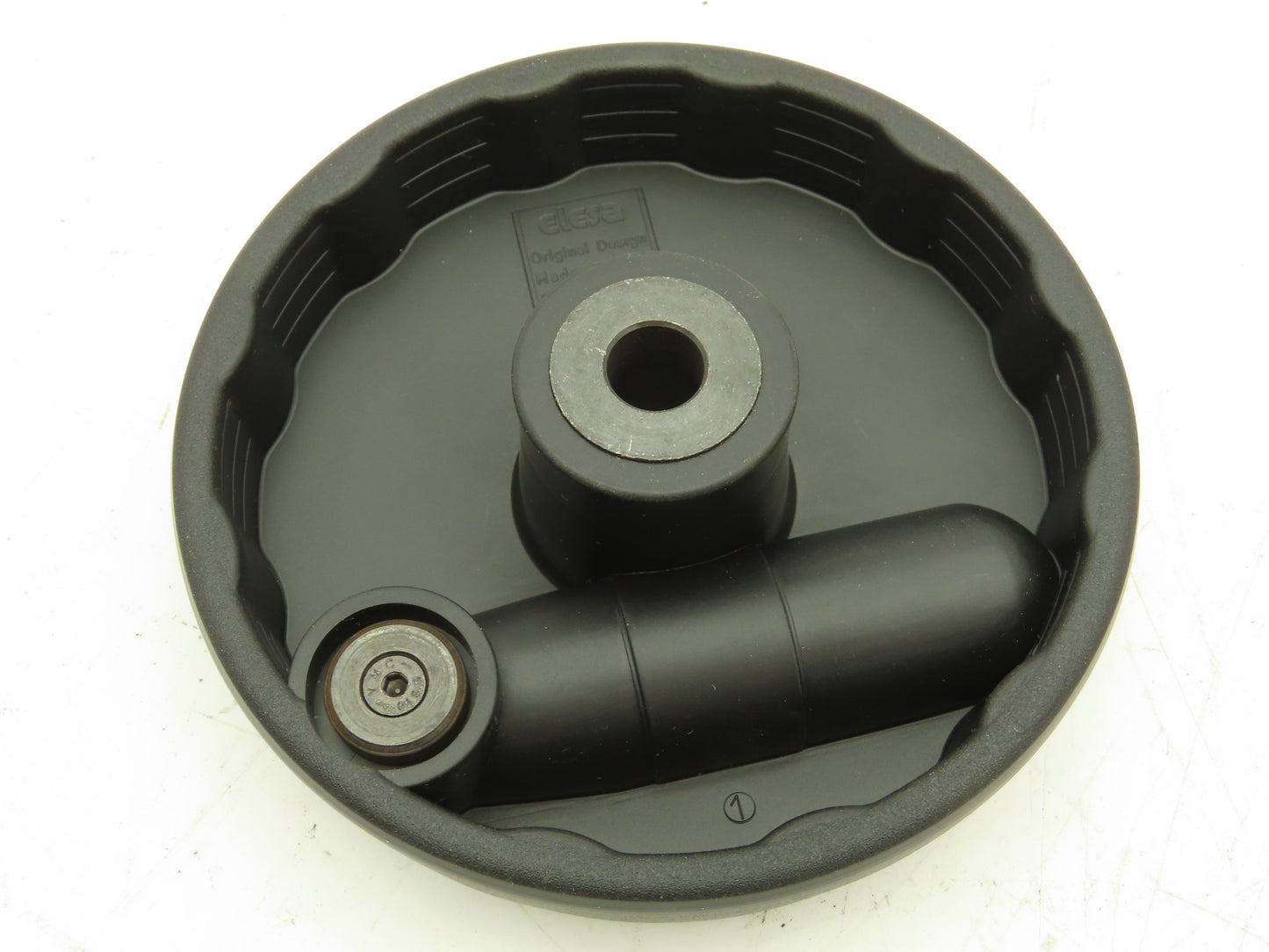 72711-R Manual 5" Handwheel Crank 12mm Opening Black Lot of 5