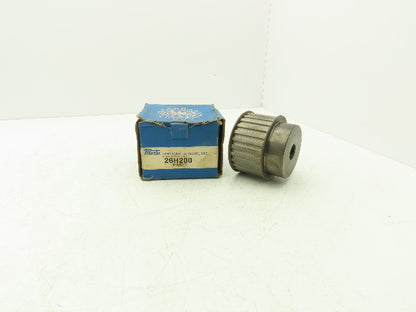 Martin 26H200 Timing Belt Pulley .5" Pitch 26 Tooth 2"Belt Width 1" Bore