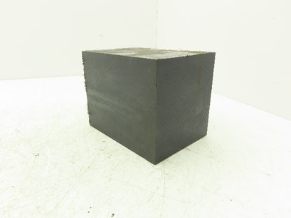 Delrin Acetal Plastic Rectangular Bar Black 4 x 4-3/8 x 5-1/2" Millable Cubic