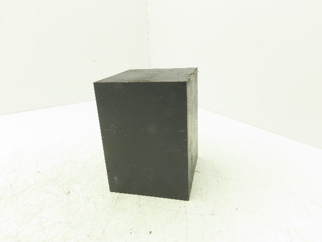 Delrin Acetal Plastic Rectangular Bar Black 4 x 4-3/8 x 5-1/2" Millable Cubic