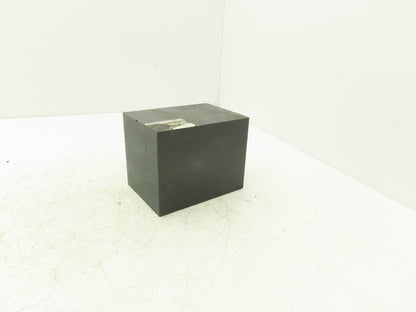 Delrin Acetal Plastic Rectangular Bar Black 4 x 4-3/8 x 5-1/2" Millable Cubic