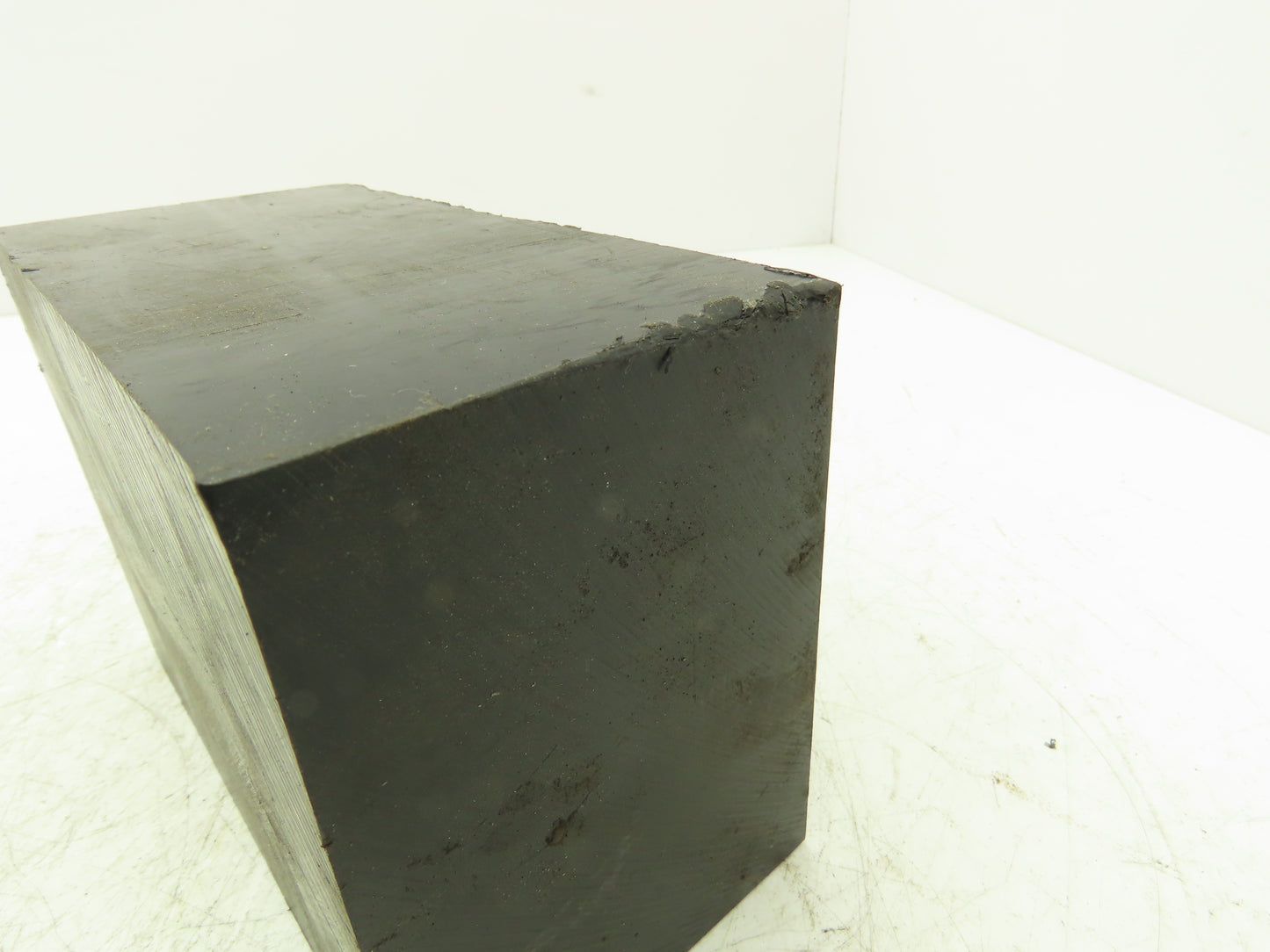 Delrin Acetal Plastic Rectangular Bar Black 3x4.5x6.5" Millable Cubic