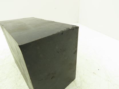 Delrin Acetal Plastic Rectangular Bar Black 3x4.5x6.5" Millable Cubic