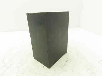Delrin Acetal Plastic Rectangular Bar Black 3x4.5x6.5" Millable Cubic