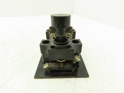 Maintained Push Button Start Stop Light Motor Interlock Switch Black VTG