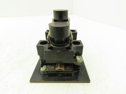 Maintained Push Button Start Stop Light Motor Interlock Switch Black VTG