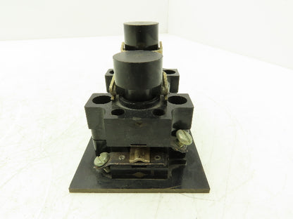 Maintained Push Button Start Stop Light Motor Interlock Switch Black VTG