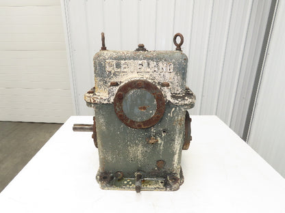 Cleveland Worm & Gear 200AT 25F Speed Reducer 79:1 Gearbox 2.8Hp 22rpm LH Output