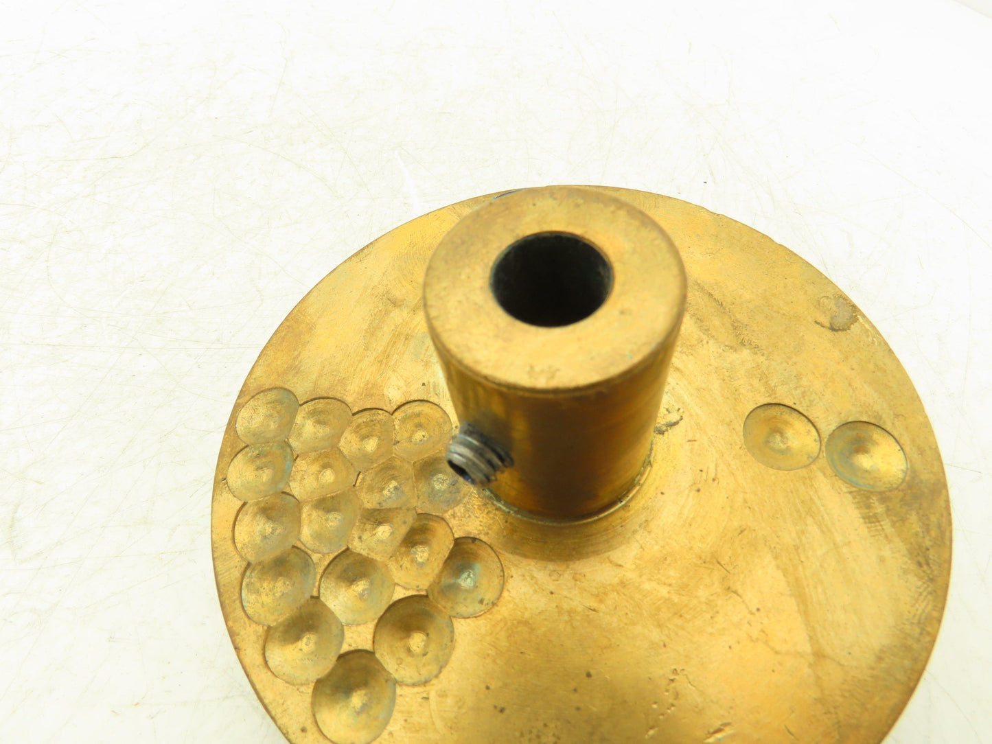 Brass Centrifugal Pump Impeller 5-Blade Semi-Open 4.5" OD 1/2" Bore