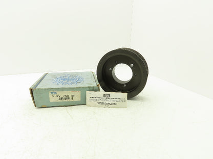 Martin 3 5V 750 SF V-Belt Pulley 5V 3 Groove 7.4" Pitch Diameter Bushing Bore