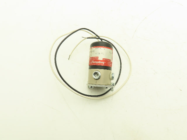 Humphrey T062 4E1 36 Pneumatic Directional Solenoid Valve 125psi 120v 1/4"NPT