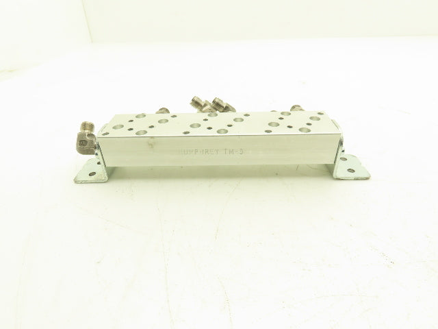 Humphrey TM-3 Valve Manifold 3-Station 1/4"NPT T062 T125