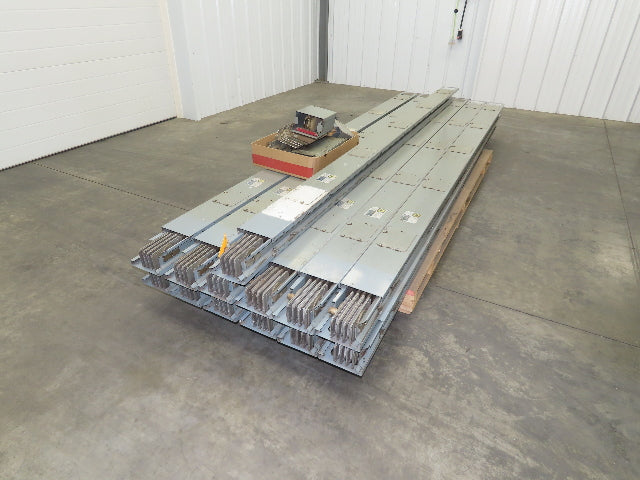 Square D Aluminum I-Line Plug-In Busway 400A 600V 3P 10' Lot of 13