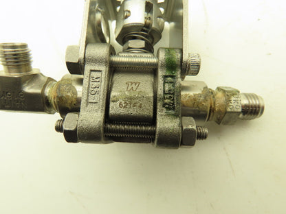 Whitey M-62TF4 NSMP Ball Valve Reinforced PTFE 1/4"