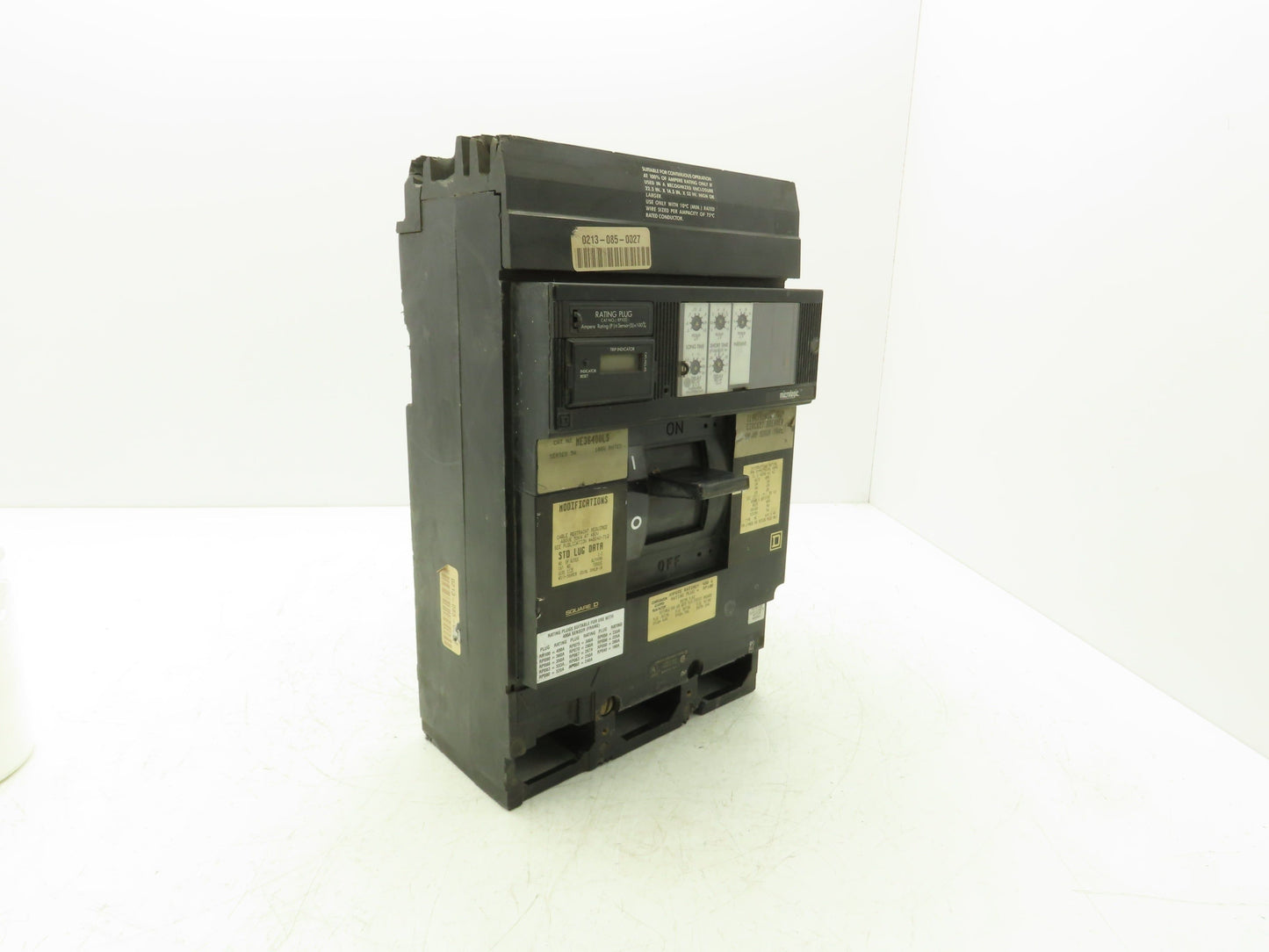 Square D ME36400LS I-Line Circuit Breaker 400A 600V Micrologic 5A Gray Face