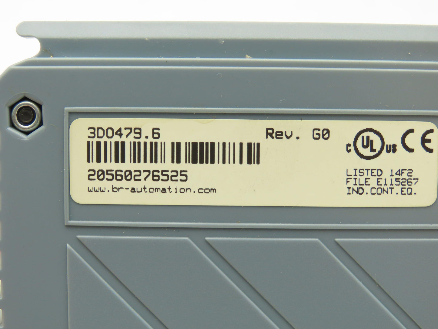 B&R 3D0479.6 Digital Output Module 16 Point 24VDC 5A REV GO Cracked Plastic