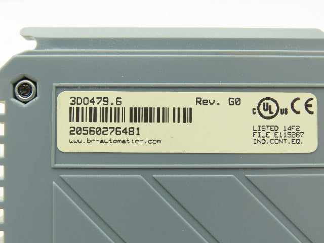 B&R 3D0479.6 Digital Output Module 16 Point 24VDC 5A REV GO Cracked Plastic