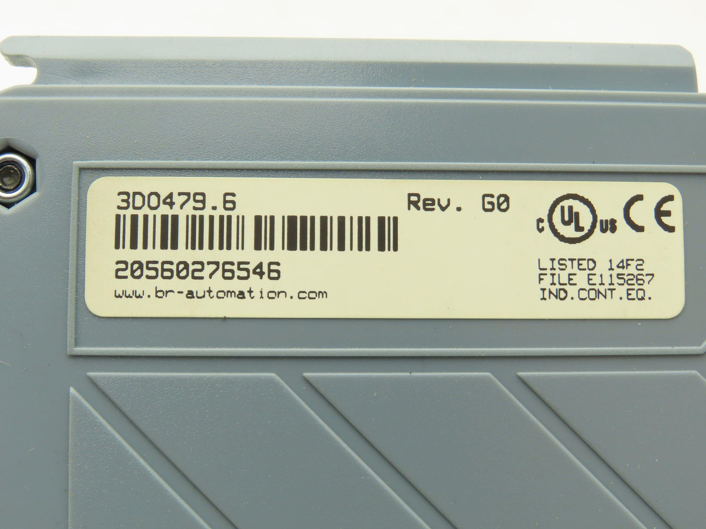 B&R 3D0479.6 Digital Output Module 16 Point 24VDC 5A REV GO No Door