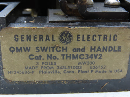 General Electric MW200 200A Fusible Disconnect QMW Switch Replacement Set