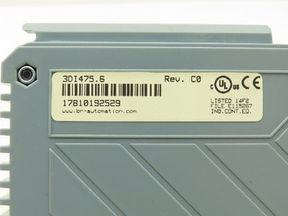 B&R 3DI475.6 Digital Input Module Sink/Source 16 Point 24VDC REV CO