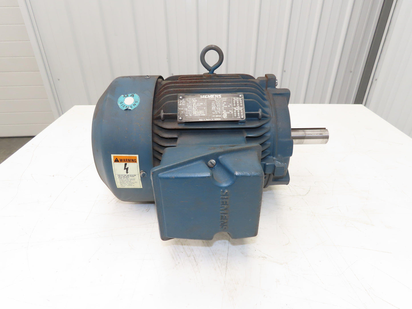 Siemens 1LA0213-4YK60 AC Motor PE-21 Plus 7.5Hp 1750rpm 230/460v 3ph  213T TEFC