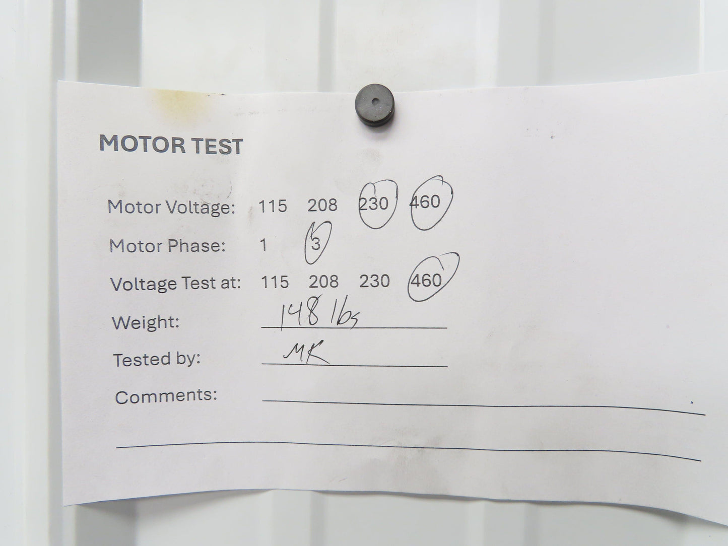 Siemens 1LA9213-4YK60 AC Motor PE-21 Plus 7.5Hp 1750rpm 230/460v 3ph  213T TEFC