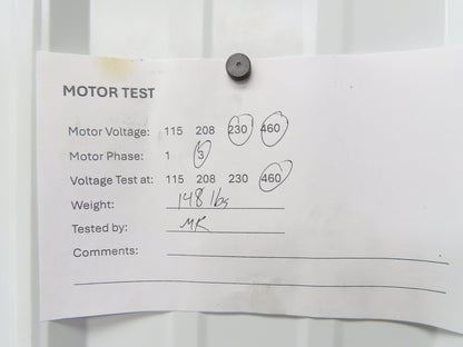 Siemens 1LA9213-4YK60 AC Motor PE-21 Plus 7.5Hp 1750rpm 230/460v 3ph  213T TEFC