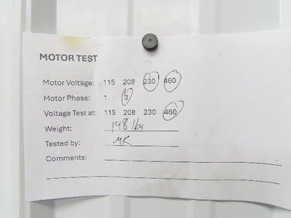 Siemens 1LA9213-4YK60 AC Motor PE-21 Plus 7.5Hp 1750rpm 230/460v 3ph  213T TEFC