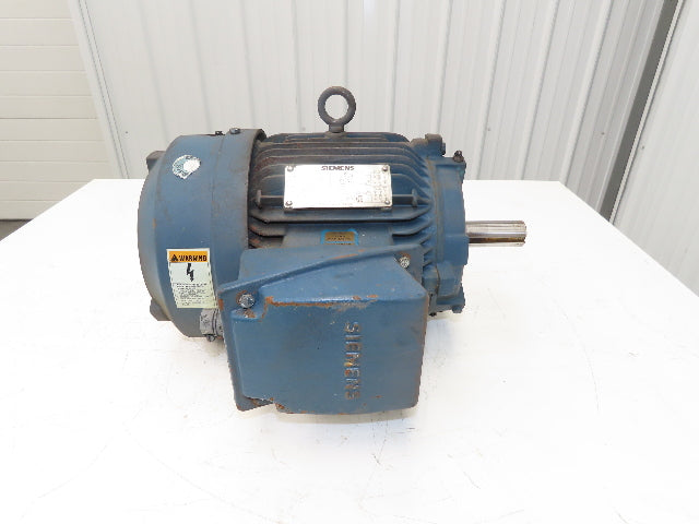 Siemens 1LA9213-4YK60 AC Motor PE-21 Plus 7.5Hp 1750rpm 230/460v 3ph  213T TEFC