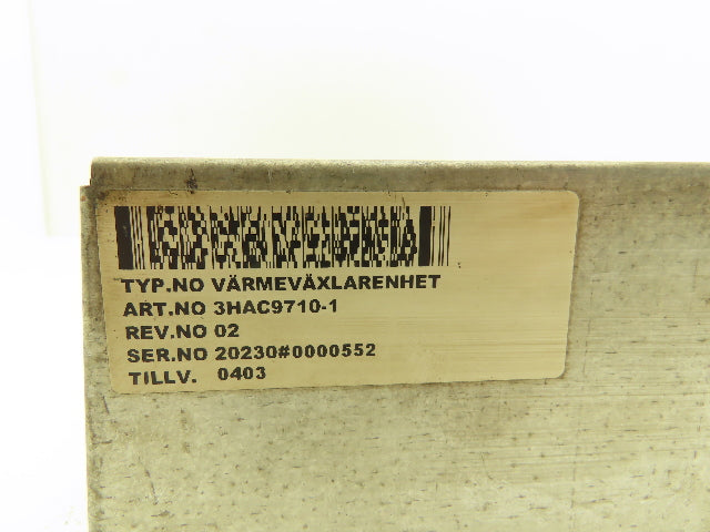 ABB 3HAC9710-1 Computer Chassis Heatsink Heat Exchanger