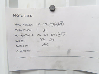 Siemens 1LA0215-4YK60 AC Motor PE-21 Plus 10Hp 1750rpm 230/460v 3ph 215T TEFC