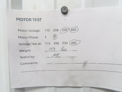Siemens 1LA0215-4YK60 AC Motor PE-21 Plus 10Hp 1750rpm 230/460v 3ph 215T TEFC