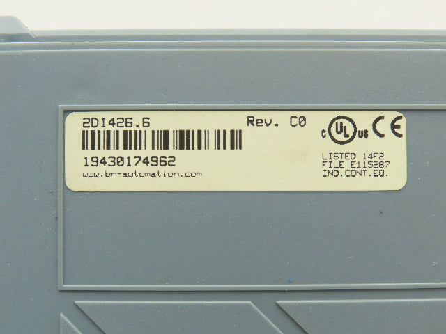 B&R Automation 2DI426.6 Digital Input 426 Module 32 Input 24VDC Rev C0 Cracked