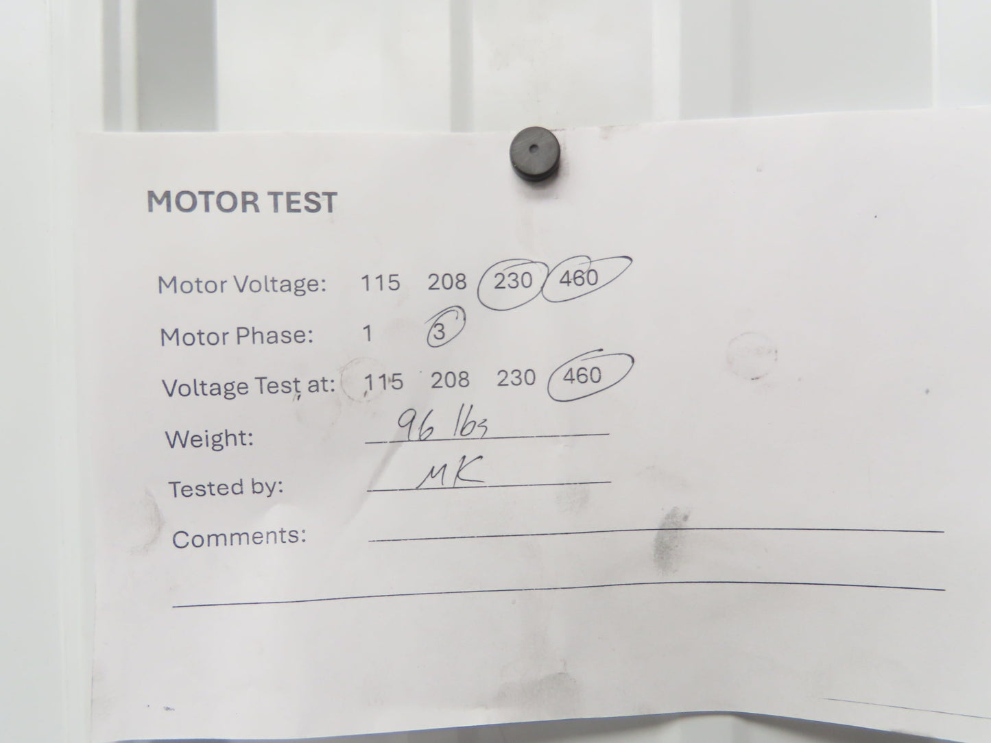 Baldor M3311T AC Electric Motor 7.5Hp 1750rpm 230/460v 3ph 213T TEFC