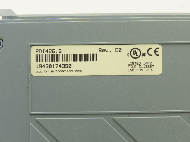 B&R Automation 2DI426.6 Digital Input 426 Module 32 Input 24VDC Rev C0 Cracked