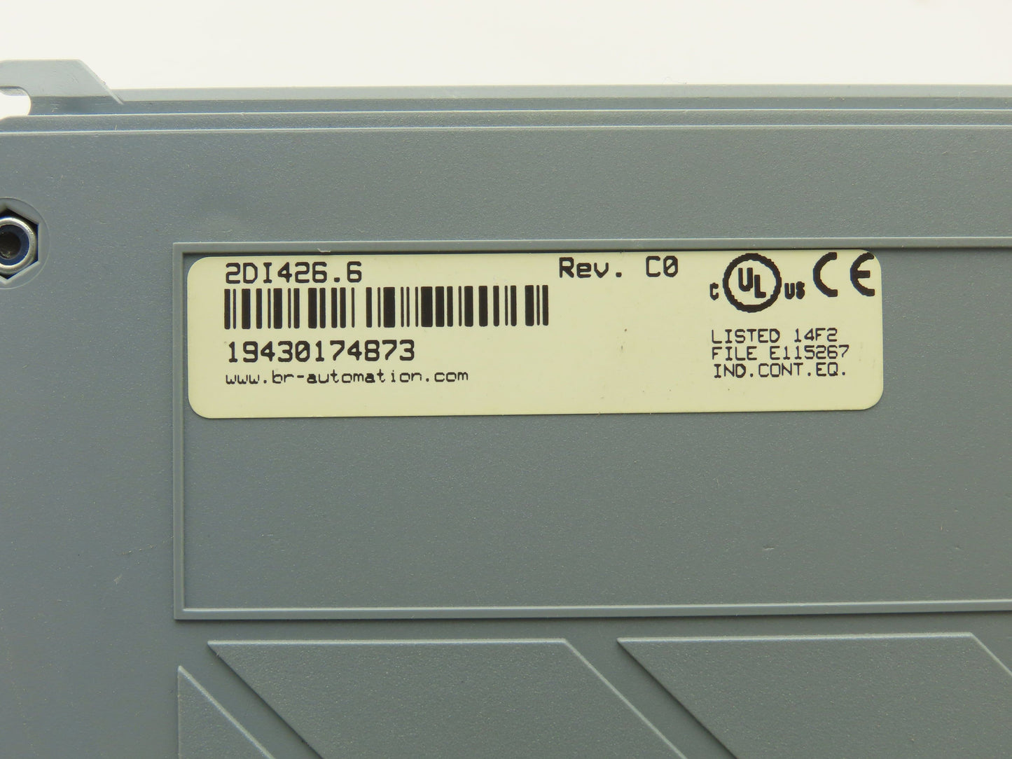 B&R Automation 2DI426.6 Digital Input 426 Module 32 Input 24VDC Rev C0 Cracked