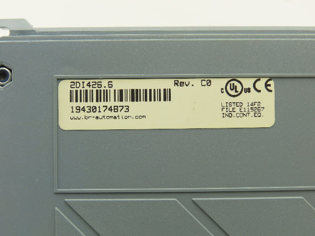 B&R Automation 2DI426.6 Digital Input 426 Module 32 Input 24VDC Rev C0 Cracked