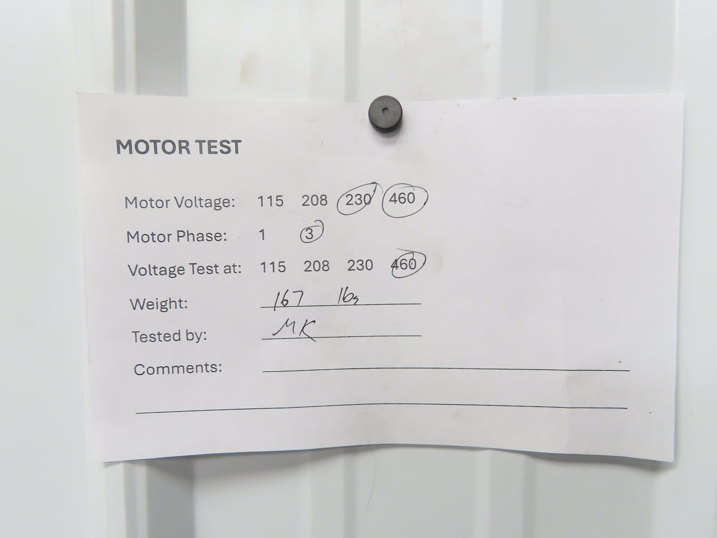 Elektrim 20NFM-3-7.5-18 AC Motor 7.5Hp 1750rpm 230/460v 3ph 213T TEFC