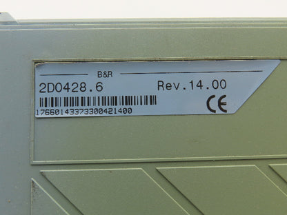 B&R Automation 2D0428.6 Digital Output Module DO 428 Tra 24VDC 2A Rev 14 Cracked