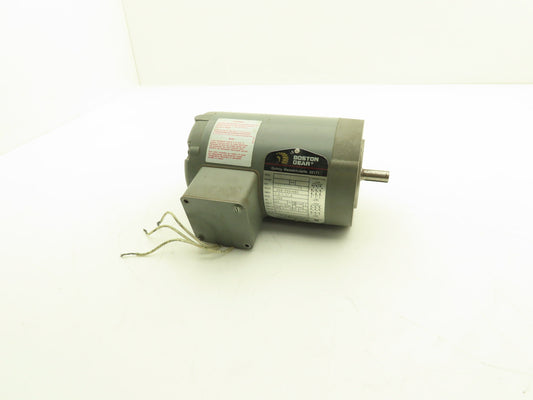 Boston Gear ACUT-B AC Motor.17Hp 1750 RPM 230/460V 3PH 42CZ C-Face Frame