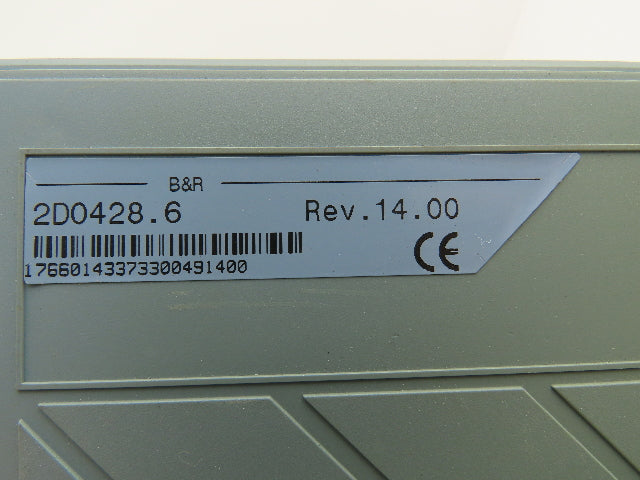 B&R Automation 2D0428.6 Digital Output Module DO 428 Tra 24VDC 2A Rev 14 Cracked