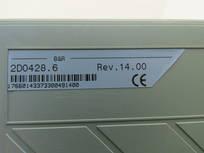 B&R Automation 2D0428.6 Digital Output Module DO 428 Tra 24VDC 2A Rev 14 Cracked