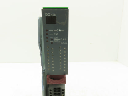 B&R Automation 2D0428.6 Digital Output Module DO 428 Tra 24VDC 2A Rev CO Cracked