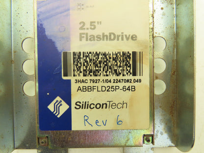 ABB SimpleTech ABBFLD25P-64B 3HAC7927-1 Flash Drive 2.5" IDE Bracket Rev 6