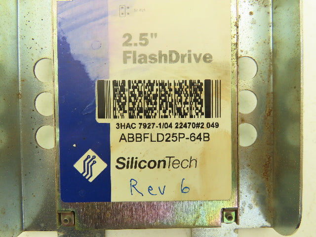 ABB SimpleTech ABBFLD25P-64B 3HAC7927-1 Flash Drive 2.5" IDE Bracket Rev 6