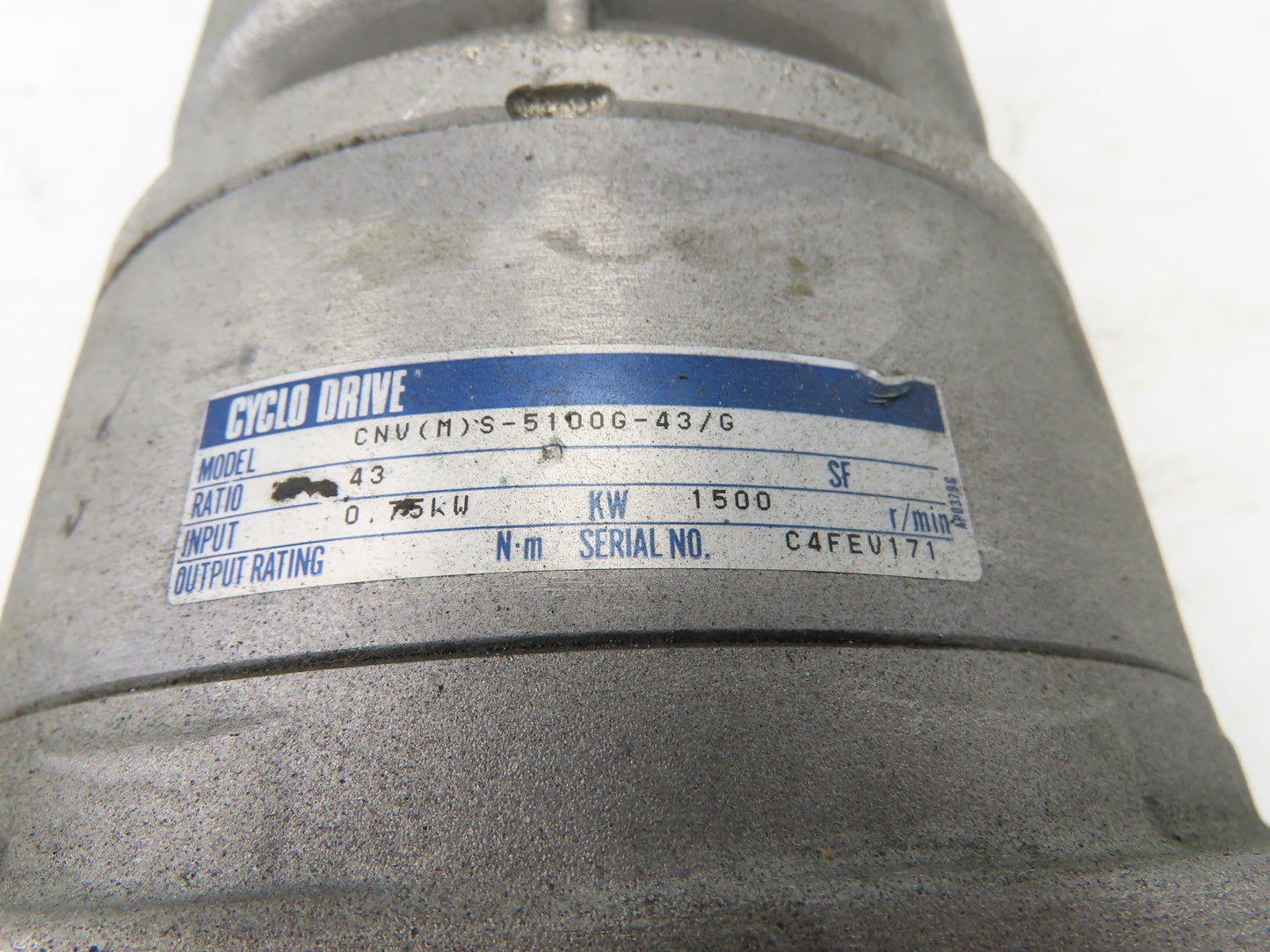 JULI AL 4E4-C1-1 Forklift Steering Motor 55V 1kw 51 RPM Cyclo Drive Gearmotor