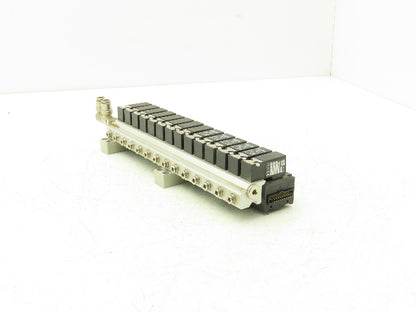 Pneumax OMRB213 Pneumatic Air Manifold Assembly 14 Valves 24vdc 145psi