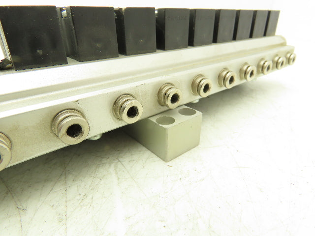 Pneumax OMRB213 Pneumatic Air Manifold Assembly 14 Valves 24vdc 145psi