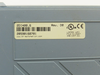 B&R Automation 2DI400.6 Digital Input Module PLC 32 Inputs Rev D0