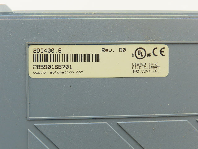 B&R Automation 2DI400.6 Digital Input Module PLC 32 Inputs Rev D0